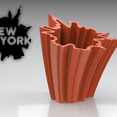 SkyLine Vase NEW YORK