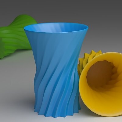 Curved Flower Vase