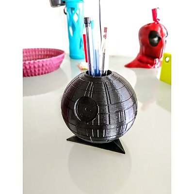 Death Star Pencil Holder Vase with Triangle Base