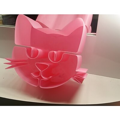 Kitty Cat Vase Container