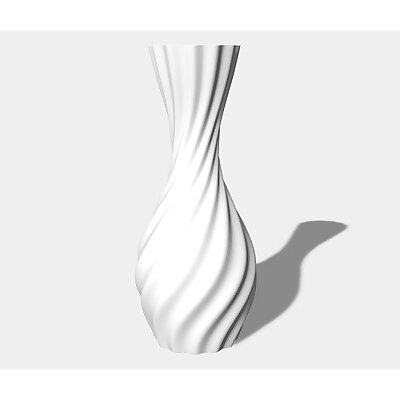 Swirly watertight vase