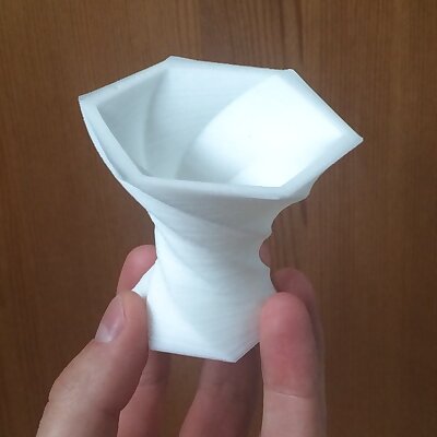 twisting vase sculpture