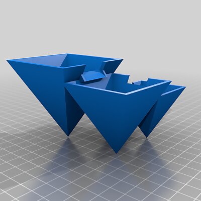 Reverse Pyramid 4x Pot