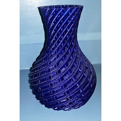 spiral twisted vase  vaso a spirale