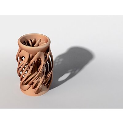 Complex Hourglass Vase
