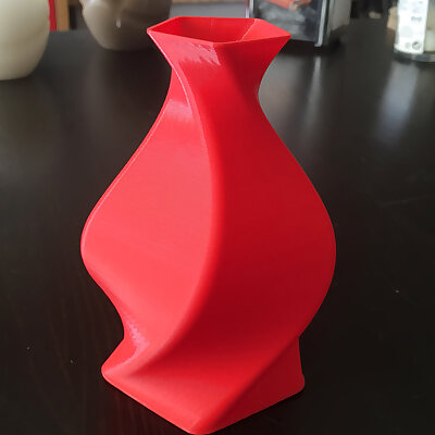 Twisted Pentagon Vase