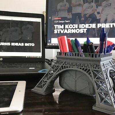 Eiffel tower vase  pen stand by paX