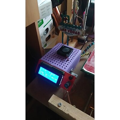 Box with fan for arduino and cables