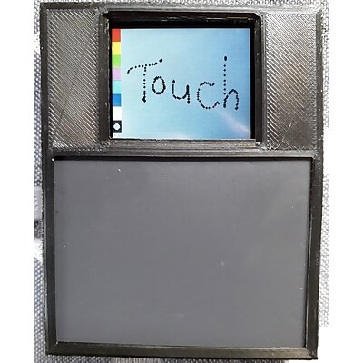 Touchpad drawing toy