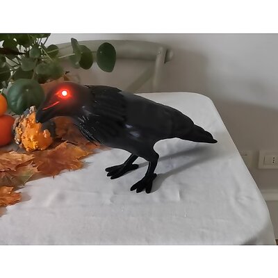 Robotic Halloween Crow