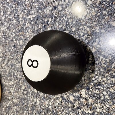 Magic 8 ball with battery