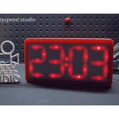 YouTube Logo LED Clock  Arduino