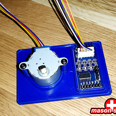 Mounting bracket for Raspberry Pi motor 28by with driver