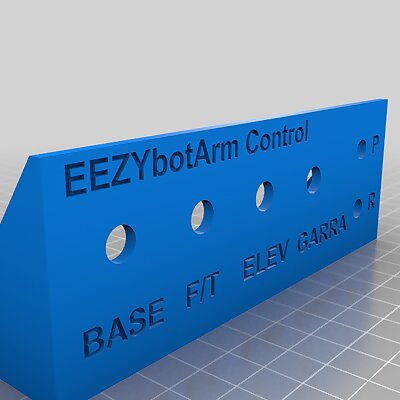 EEZYbotARM MK1 Control Panel