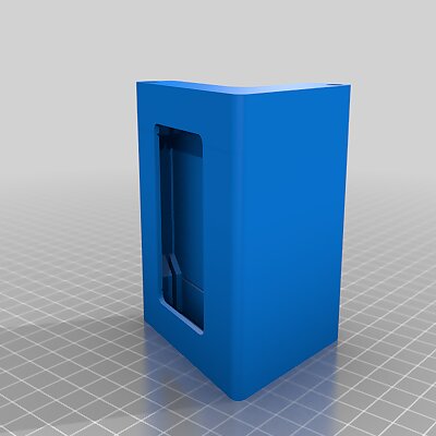 12864 LCD desktop casestand with room for electronics