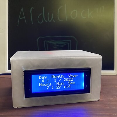 The ArduClock DIY digital clock