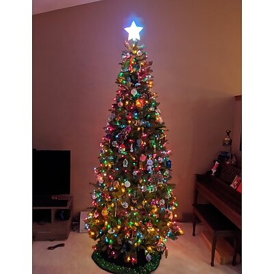 Lighted Christmas Tree Topper  Dotstar