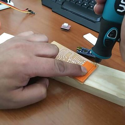 Pcb Drilling Assistant For Arduino Nano