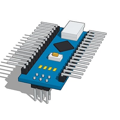 Arduino Nano  Side Pins above and ICSP pins below