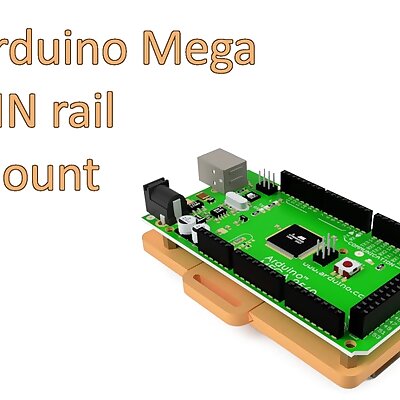Arduino Mega DIN rail mount