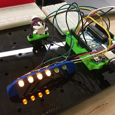 Potentiometer Controlled LED Bar Graph for 3DX