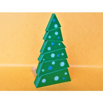 Christmas tree  Three colours one extruder