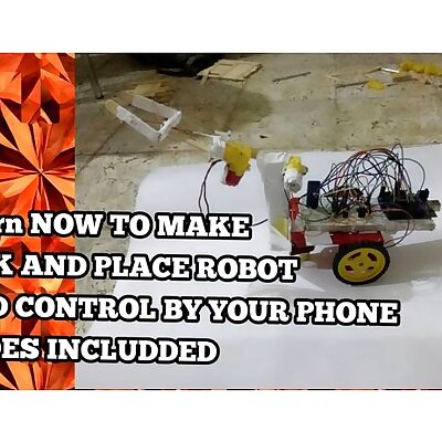 Pick and Place App Control Robot