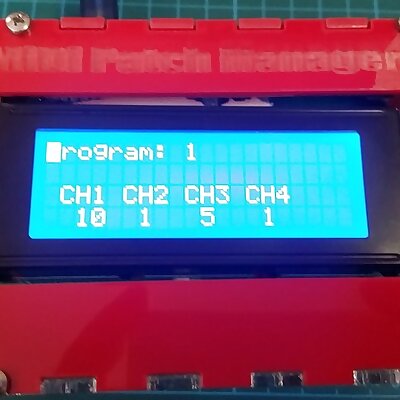 Arduino MIDI Patch Manager