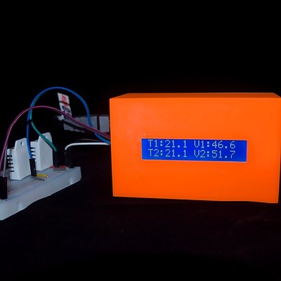 Case for Arduino Uno  LCD16x2 with I2C