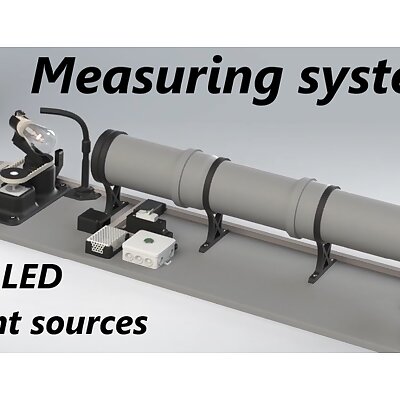 Measuring system for determining the quality of LED light sources  3D model