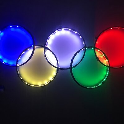 Olympic rings for WS2812 lights
