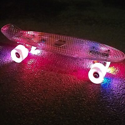 DIY  WiFi Controlled RGB Illuminated Skateboard