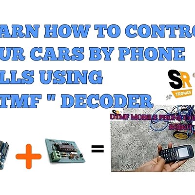 Phone Calling Arduino Robot Using Dtmf Decoder