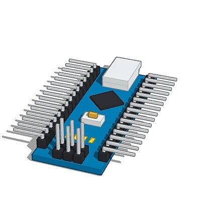 Arduino Nano  Side Pins and ICSP pins above