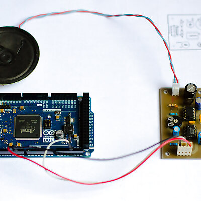 Audio amplifier for Arduino DUE