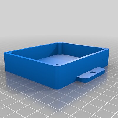 Arduino case with mounting flaps and lid 35 display