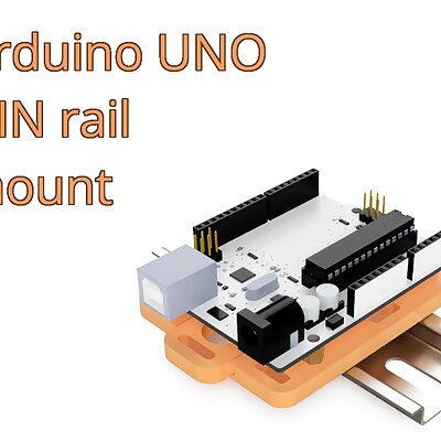 Arduino UNO DIN rail mount