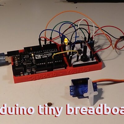 Arduino Uno tiny practical breadboard