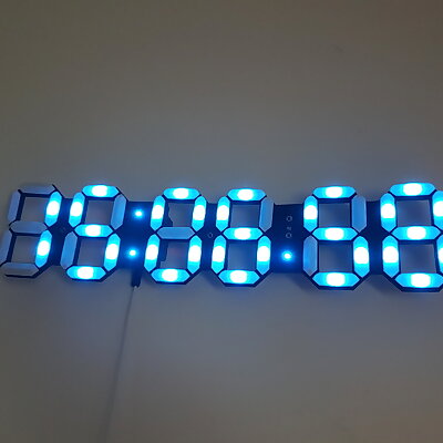 RVB Leds Clock Horloge LEDS RVB
