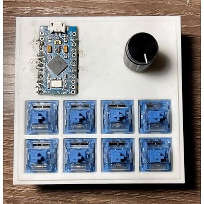 Arduino Pro Micro Macropad with Volume Knob