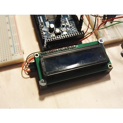 LCD 16x2 with I2C Support Mount