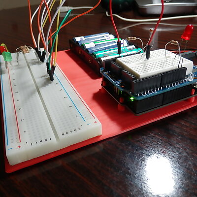 Mounting Breadboard 840 contact et 70 wires and Alim and Arduino UNO
