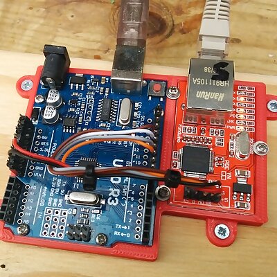 Arduino With Ethernet Mounting Frame
