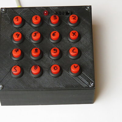 Arduino pro micro  midi keyboard case
