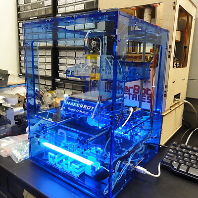 Custom Transparent Makerbot ThingOMatic