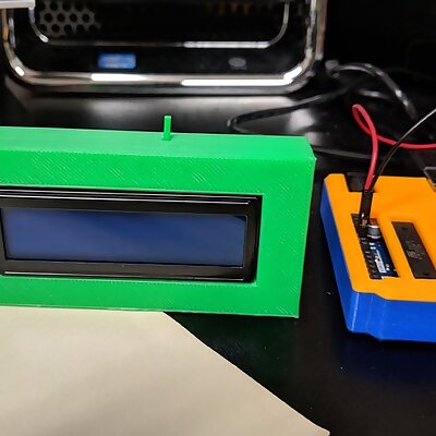 16x2 LCD screen case for arduino