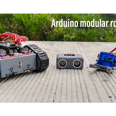 Arduino bluetooth controlled modular robot