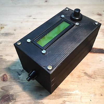 Arduino UnoWeMos D1 Project box with LCD cutout
