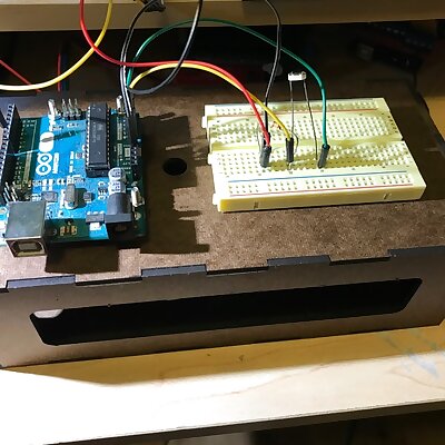 Arduino Uno and Breadboard holder Laser Cut