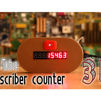 YouTube subscriber counter WIFI